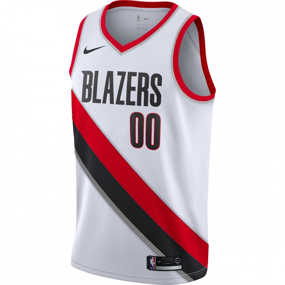 Portland Trail Blazers 2020/21 Swingman Custom Jersey - Association Edition - White-Pro Kit Vault | Brand New 26/27 Sports Jerseys